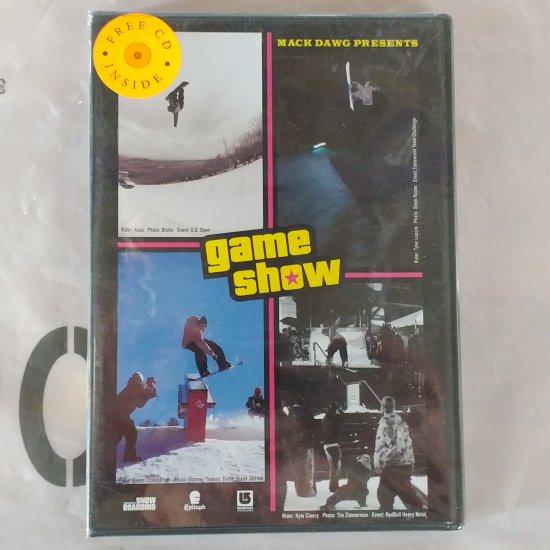 DVD スノーボード 2003 【Game Show】 Mack Dawg Productions 新品正規（郵便） -  横乗り系PROSHOP・スポランです。自然を相手に楽しい「あそび」を提案します。