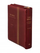 蔵出しセール 新共同訳 大型聖書<br>ジッパー・サムインデックス付<br>NI65ZTI 臙脂の商品画像
