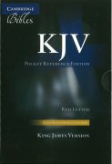 【SPECIAL PRICE】【20％OFF】英語聖書ジッパー付き King James Version Pocket Reference Edition > 革装 KJ243:XRZの商品画像