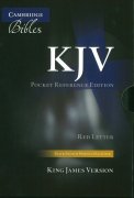 【SPECIAL PRICE】【20％OFF】英語旧新約聖書ｻﾑｲﾝﾃﾞｯｸｽ付き King James Version Pocket Reference Edition  革装KJ243:XRIの商品画像