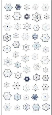 ☆【在庫限り】JC054<br/>和風クリスマスシール<br/>雪の結晶の商品画像