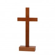 【在庫限り☆ラスワン】木製十字架　中（掛け置き兼用）TO20-M　（50788）の商品画像