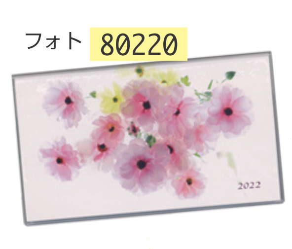 【DAG掲載】2022　ポケットカレンダー（フォト）　80220の商品画像