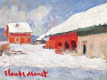 ☆ノルウェーの赤い納屋　クリスマスカード<br />1枚入の商品画像
