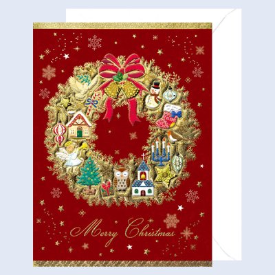 ☆【DAG掲載／取り寄せ】クリスマスカード S300-84の商品画像
