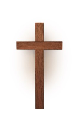 【取り寄せ】木製壁掛け十字架（中・御像なし）C03の商品画像