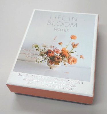 （30％ OFF）CHRONICLE BOOKS　　LIFE IN BLOOM  NOTES　（二つ折カード、封筒：20枚セット)　※BOXに痛み有の商品画像