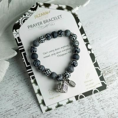 ڥꥫľ͢<br>Prayer Bracelet Black & White ե4:6ξʲ