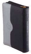 【蔵出しセール】新共同訳 小型聖書 NI45Z-DUO ジッパーつき（黒×灰色）の商品画像