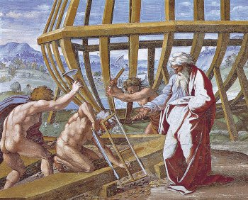 ③箱舟の建造 アートバイブル額装絵画シリーズ - 聖書やキリスト教書籍