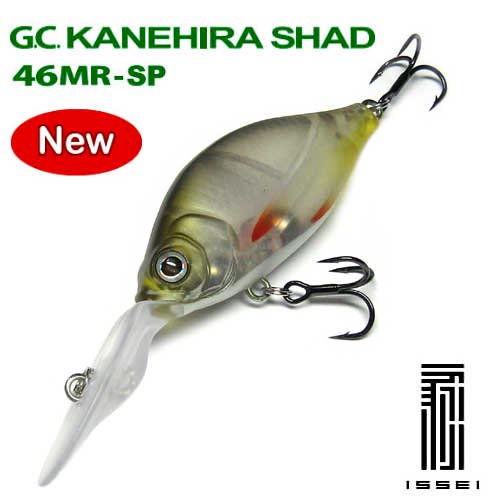 イッセイ「G.C.KANEHIRA SHAD 46MR-SP (カネヒラシャッド46MR-SP)」 - フィッシングジャンプ