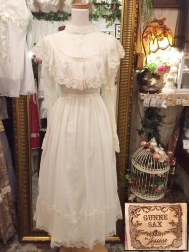 GUNNE SAX 70's ǥ+µ塼륪եۥ磻ȥԡ Size:13