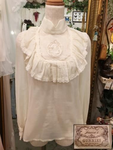 GUNNE SAX 70'sǥƥ塼 ɡե졼դ֥饦 ǥSize:5