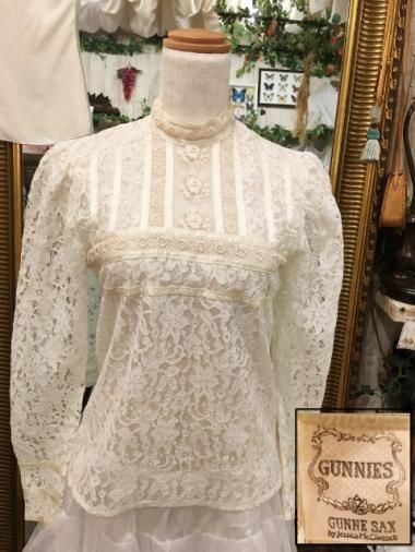 GUNNE SAX 70's 졼եۥ磻ȥץ륪С֥饦 Size:7