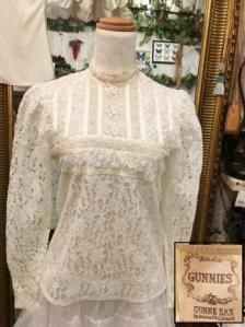 GUNNE SAX 70's 졼եۥ磻ȥץ륪С֥饦 Size:7