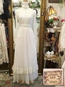 GUNNE SAX 70's ǥƥ塼ۥ磻ȥ󥰥ԡ Size:9