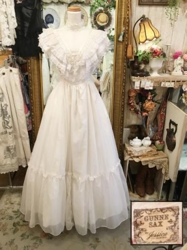 GUNNE SAX 70's ץ󥻥ۥ磻ȥɥ쥹 Size:7