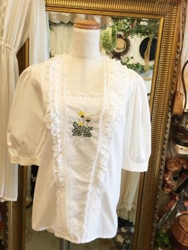 Vintage Euro Blouse ヴィンテージ刺繍ブラウス www.krzysztofbialy.com