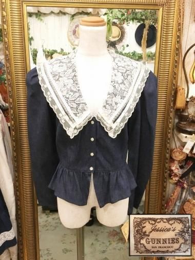 GUNNE SAX 70's ǥåɥȥåǥ˥֥饦 Size:11