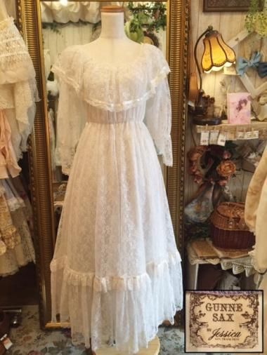 GUNNE SAX 70's 졼졼顼ۥ磻ȥԡ Size:SM