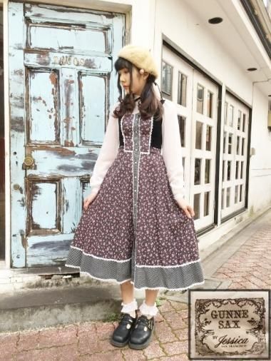 GUNNE SAX 70's եȥܥ󤪲ߥ֥å٥إԡ Size:XS