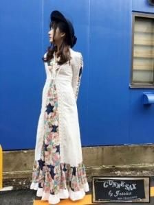 GUNNE SAX 60's Vͥåۥ磻ȥԡ  Size:7