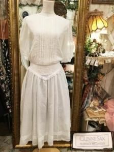 GUNNE SAX 80's ե+Ȥ֥졼 ߥǥۥ磻ȥԡ Size:7