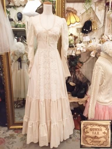 GUNNE SAX 70's ե+µ졼 󥰥ƥɥɥ쥹 ǥ Size:9