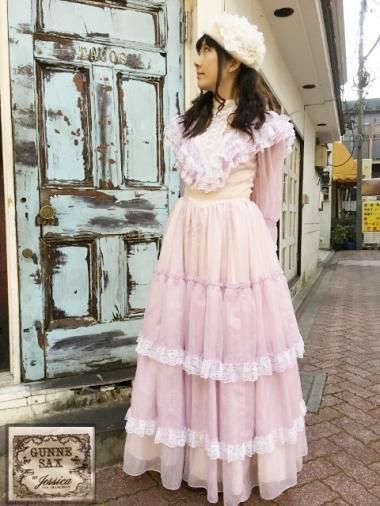 GUNNE SAX 70's ɥåȥ塼٥ץ󥻥󥰥ɥ쥹 Size:9