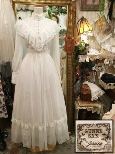 GUNNE SAX 70's ե륫顼ޥƥåɥ쥹 ۥ磻Size:11