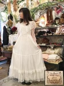 GUNNE SAX 70's ǥåɥȥå ֥饤륿ȥꥢ塼ɥ쥹 Size:7