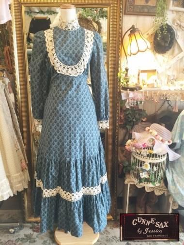 GUNNE SAX 60's ۥ磻ȥ졼դ󥰥ԡ ԡå꡼ Size:7