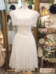 GUNNE SAX 80's ӥå顼졼ۥ磻ȥԡ Size:7/8