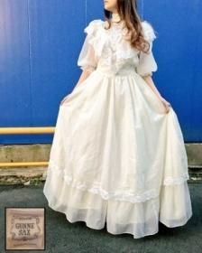 GUNNE SAX 80's ȥꥢۥ磻ȥɥ쥹 Size:11 ᡼ͭ