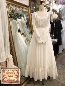 GUNNE SAX 70's ߸+Ȳإۥ磻ȥ󥰥ԡ Size:S
