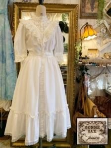 GUNNE SAX 70's ǥƥ졼åȥۥ磻ȥԡ Size:M