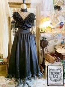 GUNNE SAX 80's ɥåȥ塼륵ƥɥ쥹 ֥å Size:9