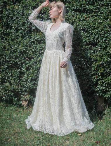 Gunne Sax 総レースドレスレディース - sakit.com.sa