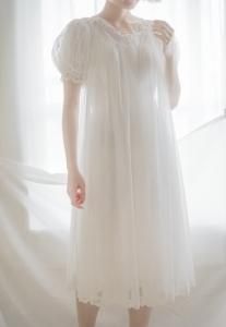 Vintage Nightie 70s եɽѥե꡼֥ߥ楬 ۥ磻