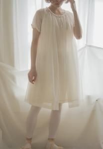 Vintage Nightie 70s åץ졼꡼֥ߥǥ楷 ۥ磻