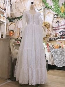 GUNNE SAX 70's ϡȥ졼ۥ磻ȥԡɥ쥹size:9