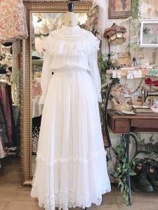 Jessica Mcclintock 90's֥饤륿 ۥ磻ȥǥ󥰥ɥ쥹    Size:M