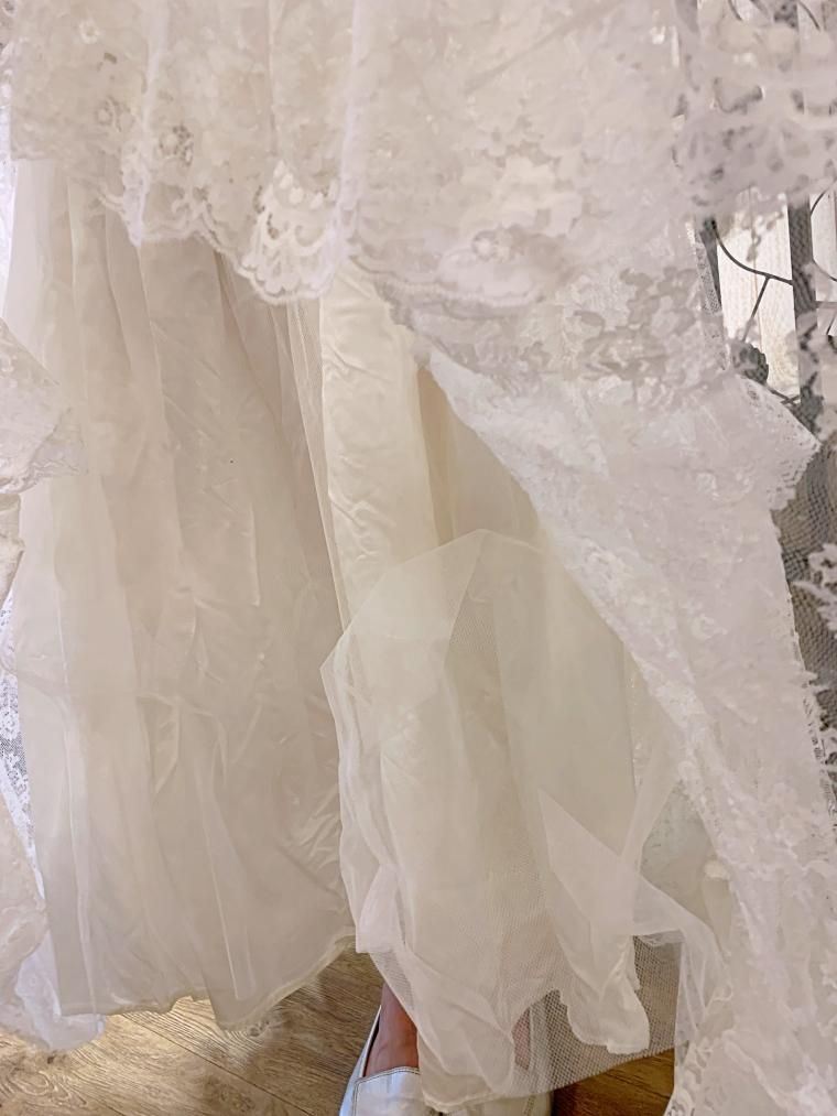 Jessica Mcclintock 80's オールレースティアードヴィクトリアン