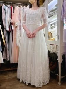 Vintage Dress ե顼塼ԥ奢ۥ磻ȥɥ쥹