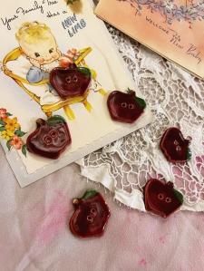 Vintage button 󥴥饹ܥ1