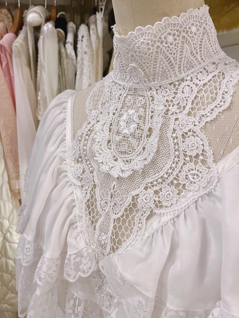 GUNNE SAX Wedding 80's ダブルケープカラーヴィクトリアン