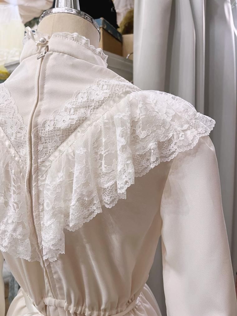 merletage vintage 淑女の為のレースドレス