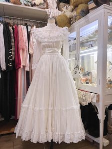 GUNNE SAX Wedding 80's ȥꥢե졼Хåɥ쥹 Size5