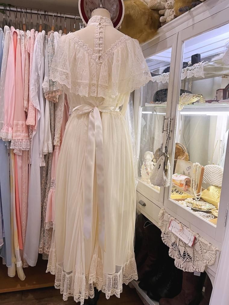 GUNNE SAX 70's オールチュールレースヴィクトリアンワンピース