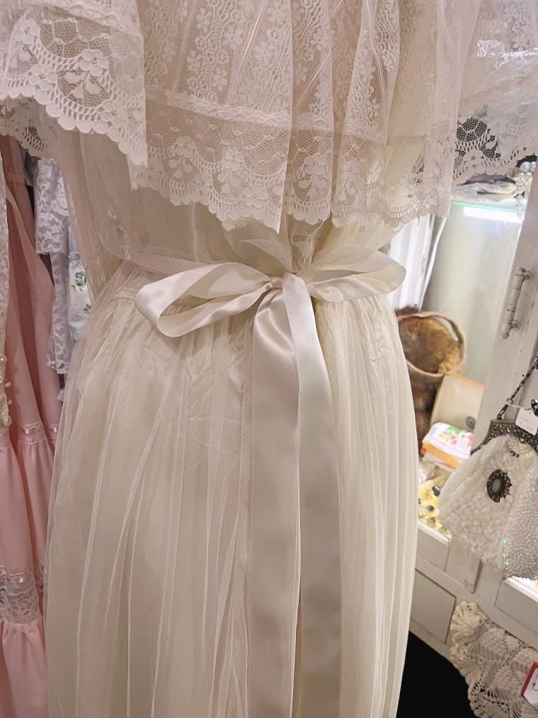 vintage GUNNIES レース top GUNNE SAX 70's bridal オールレースヴィクトリアンワンピースドレス